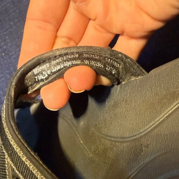 LL Bean Boothbay Waterproof Black Slide Slip On Sandals - Picture 6 of 6